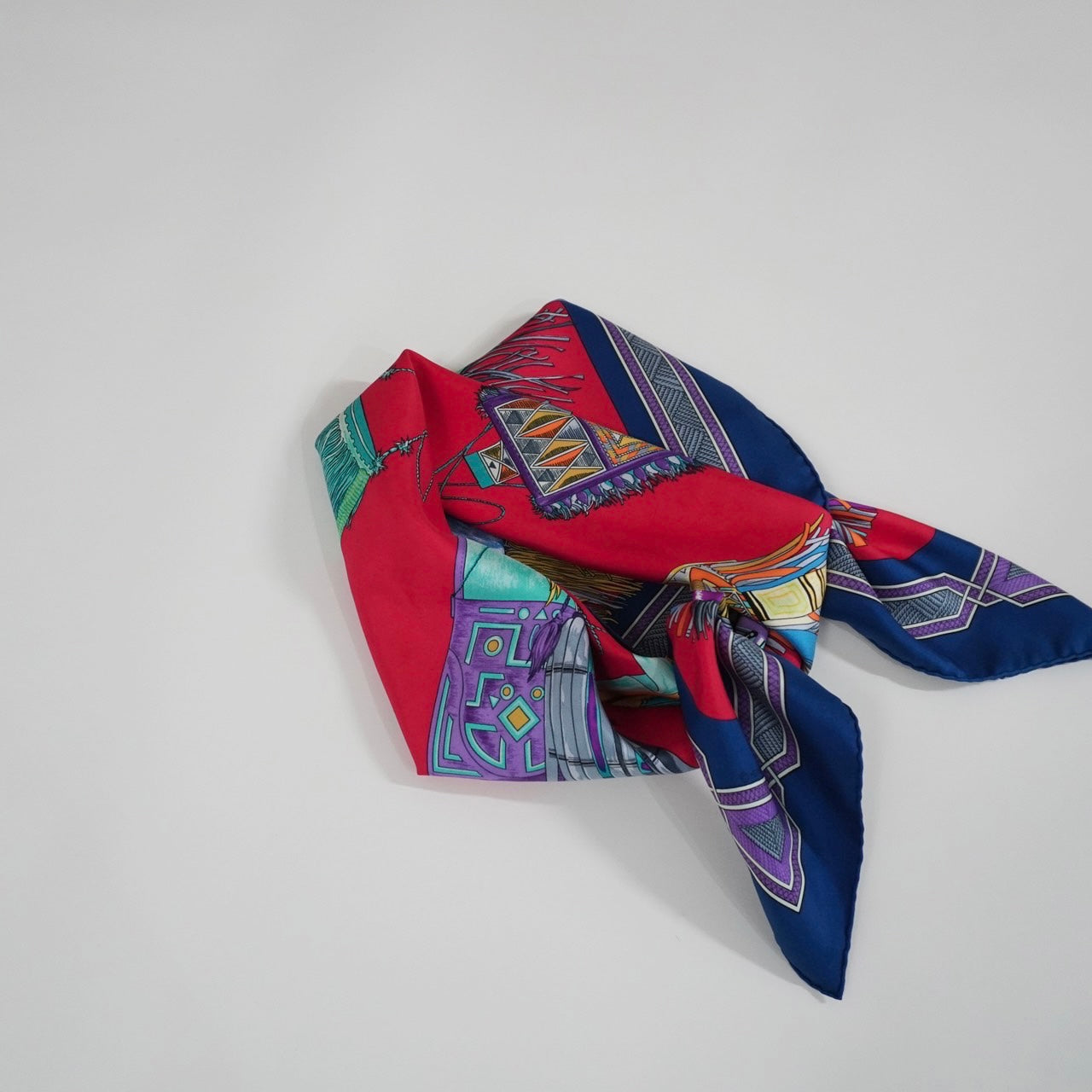 ”Hermes” Silk Scarf Made in France