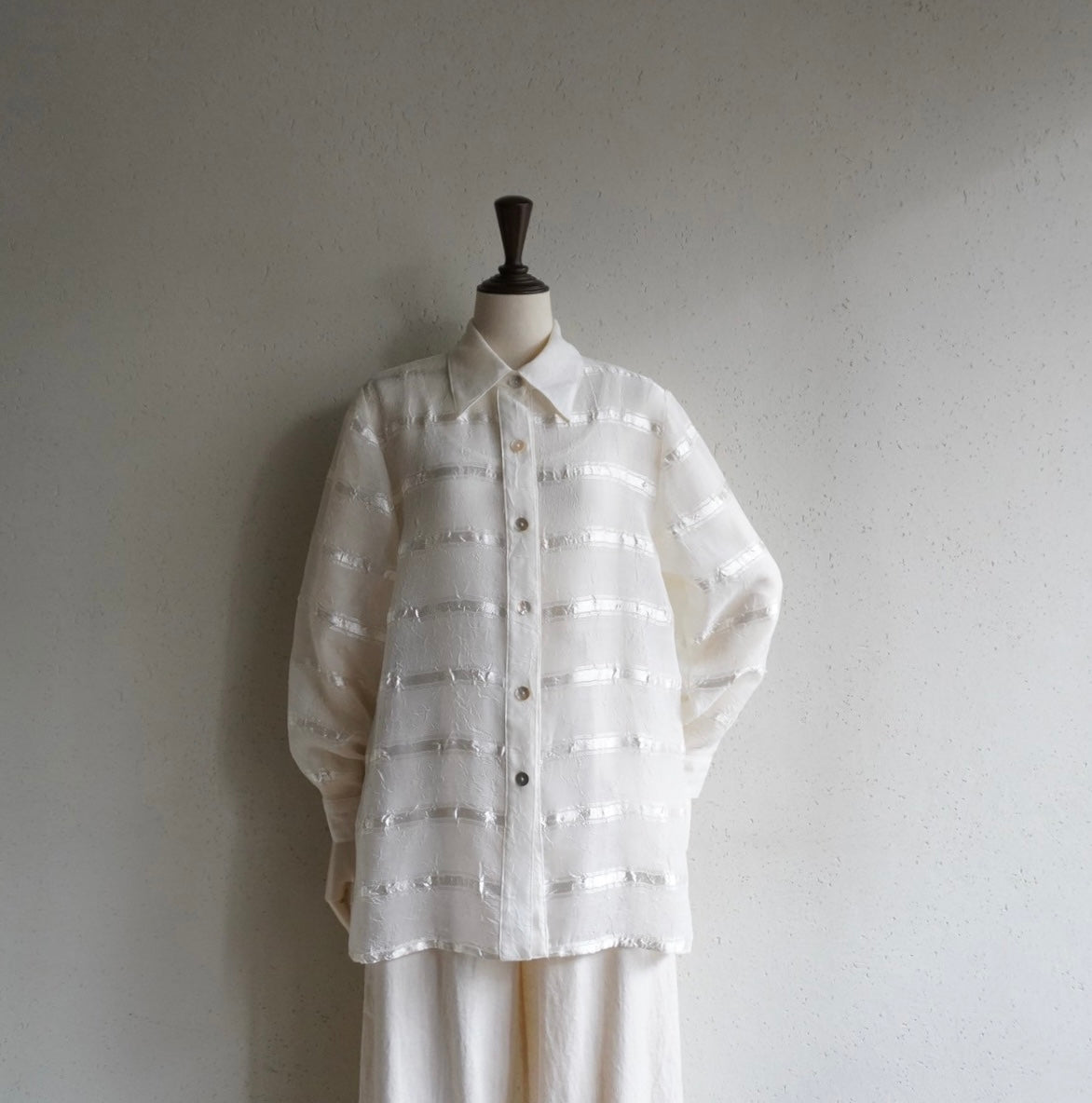 90s Design Sheer Shirt