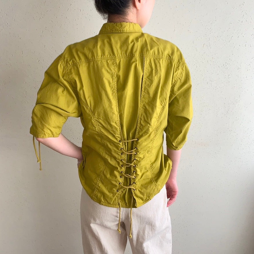 90s EURO Lace Up Shirt