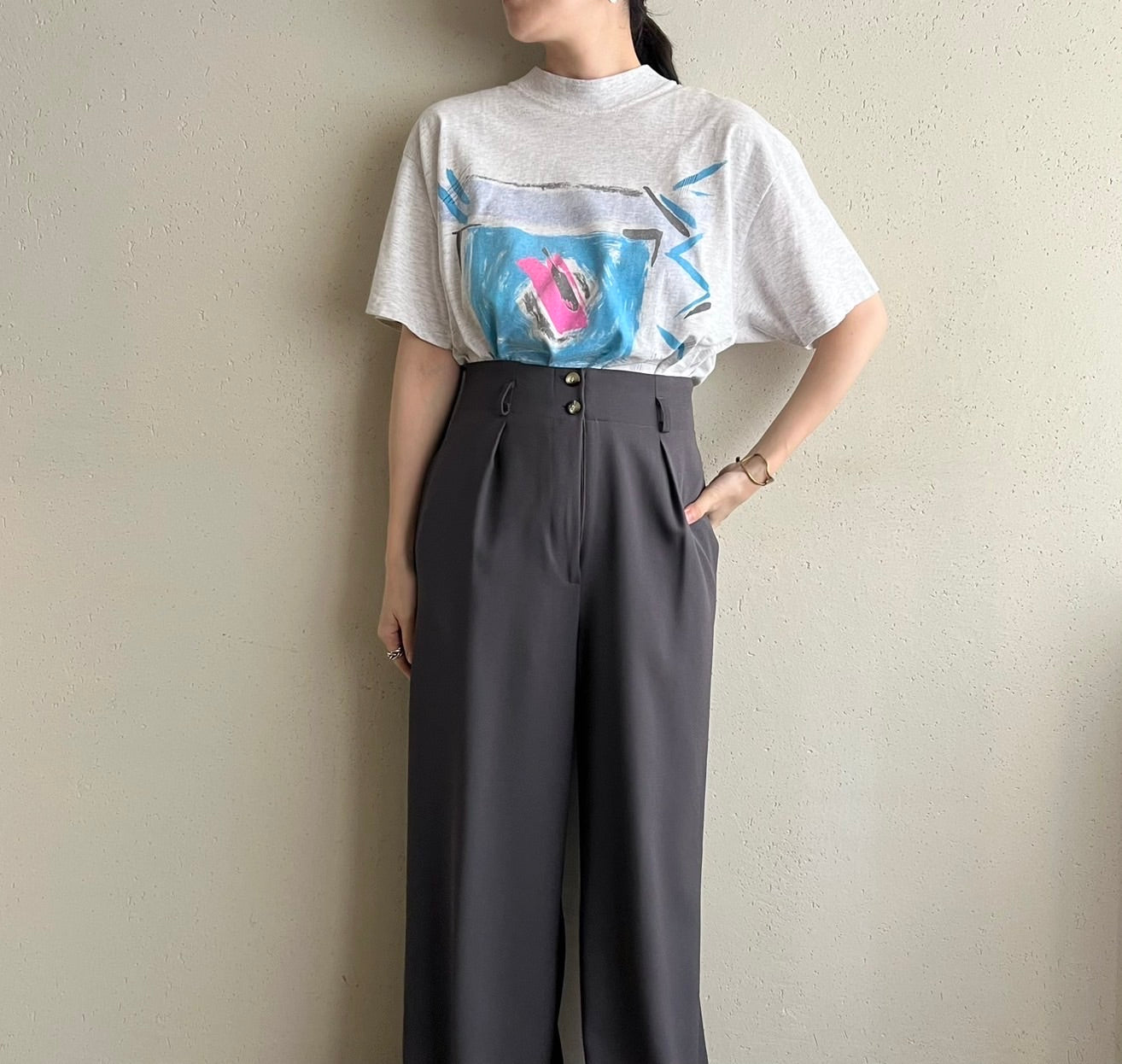 90s Printed T-shirt Made in USA