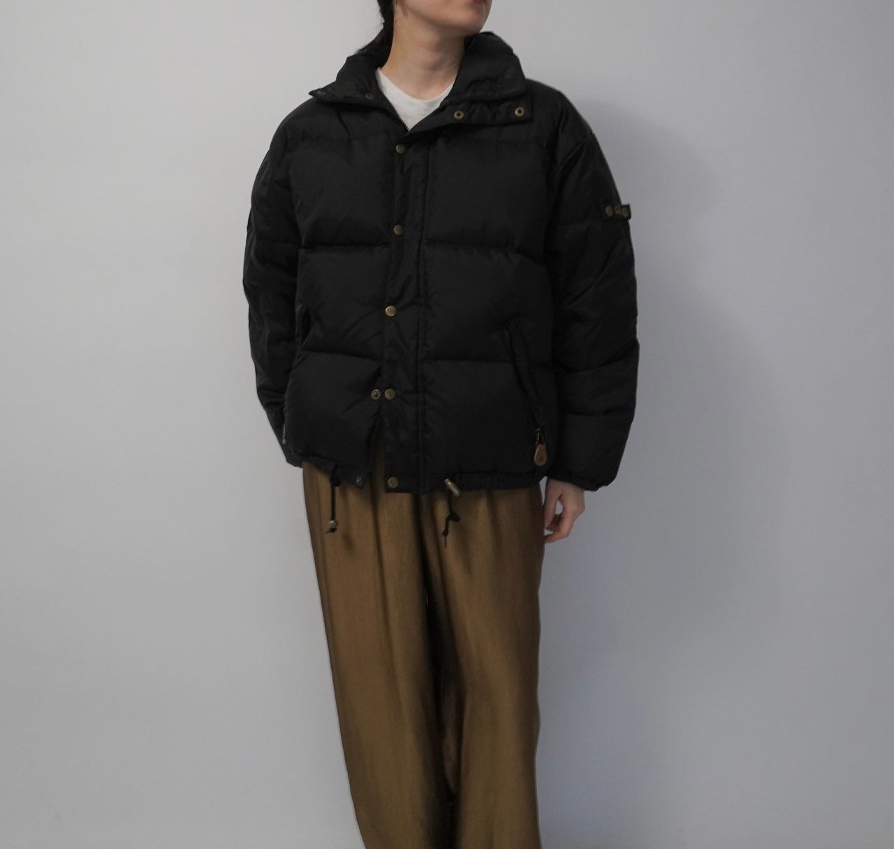 90s Black Down Jacket