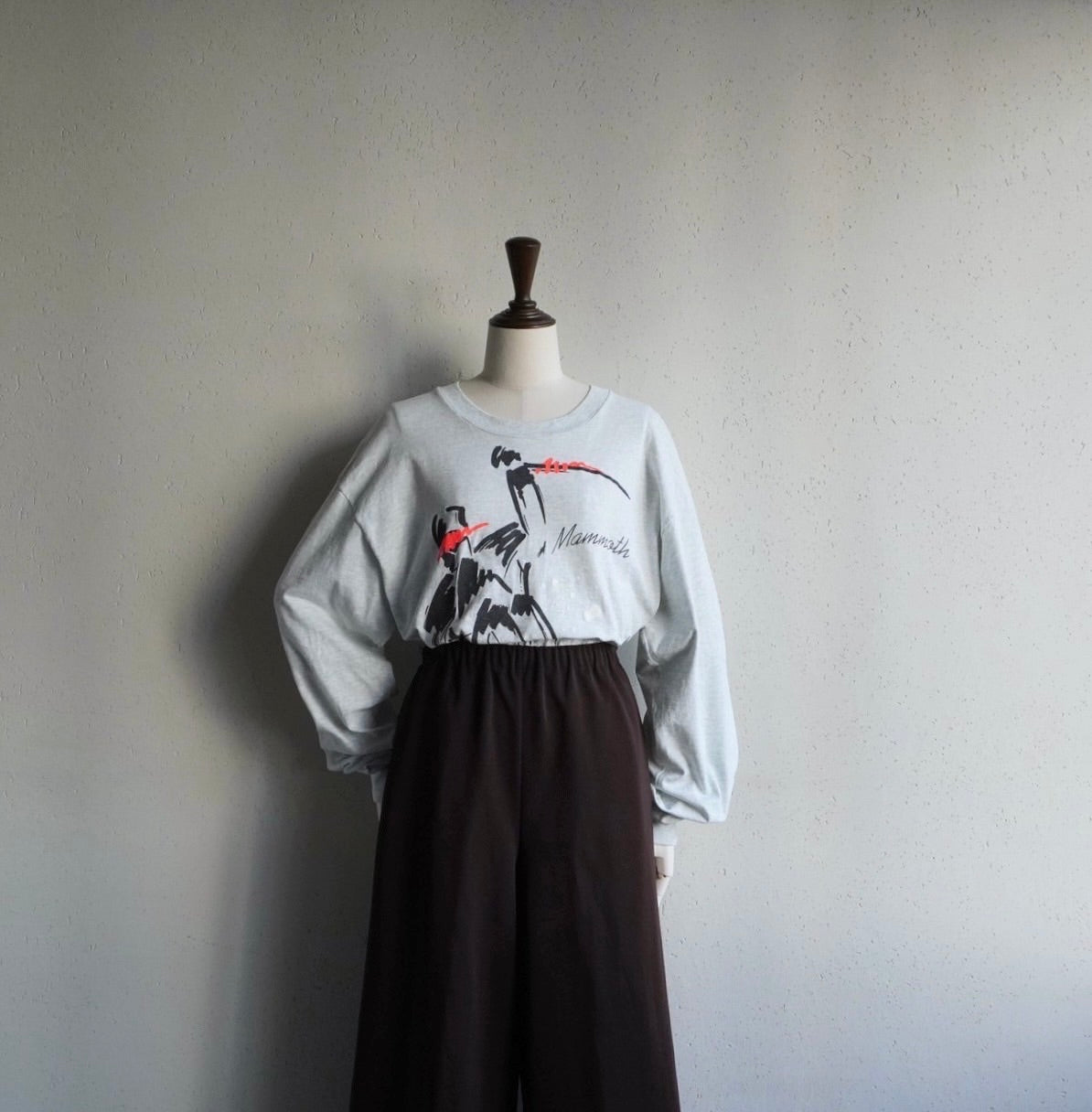 90s Printed Long Sleeves T-shirt Made in USA