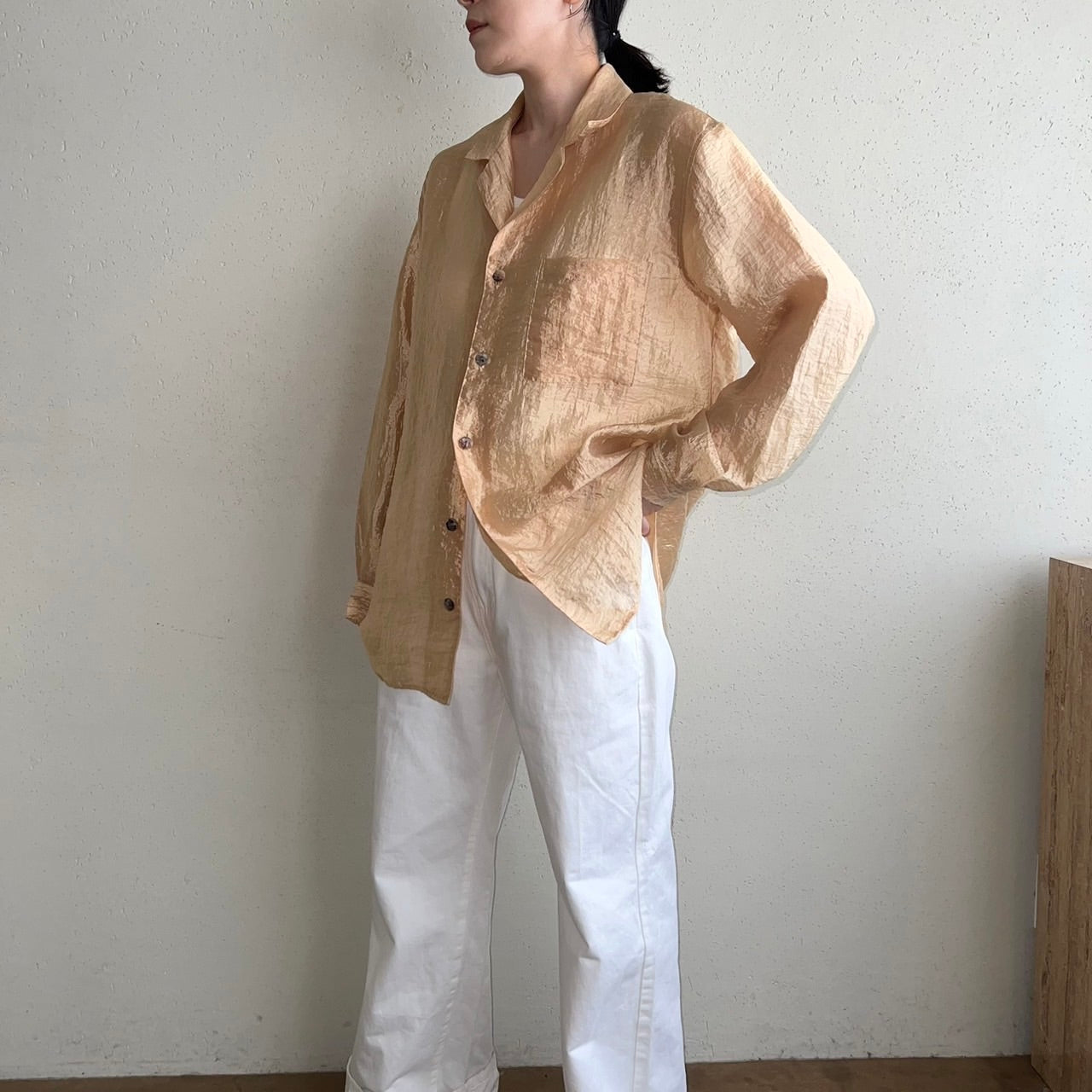 90s Shiny Shirt Made in USA