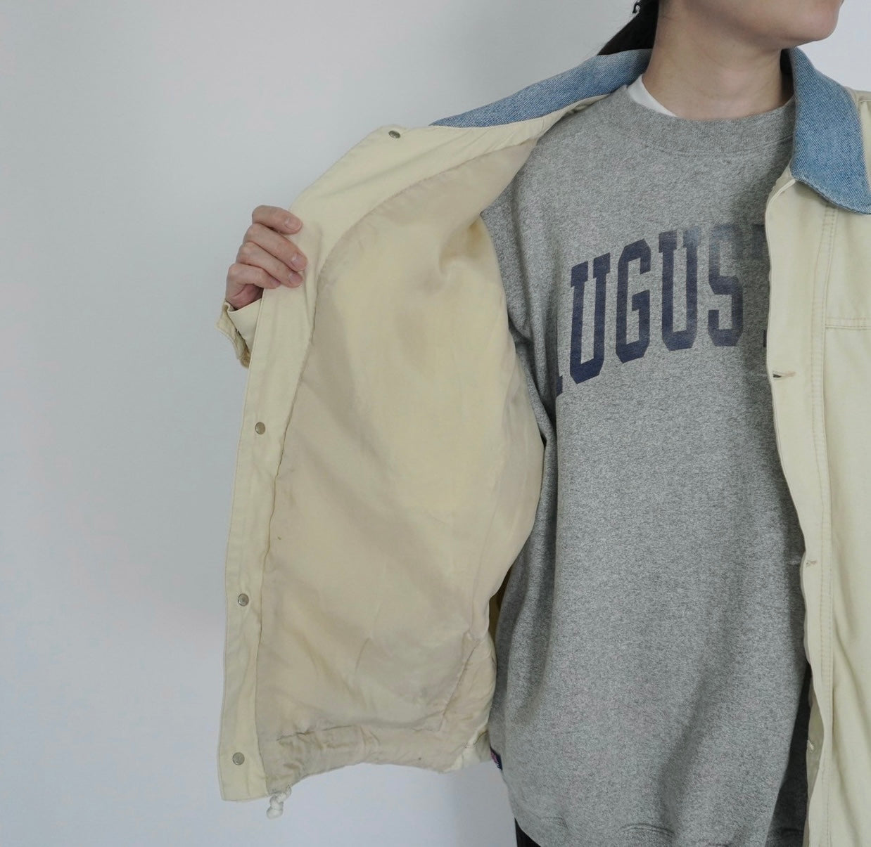 90s Denim Collar Jacket