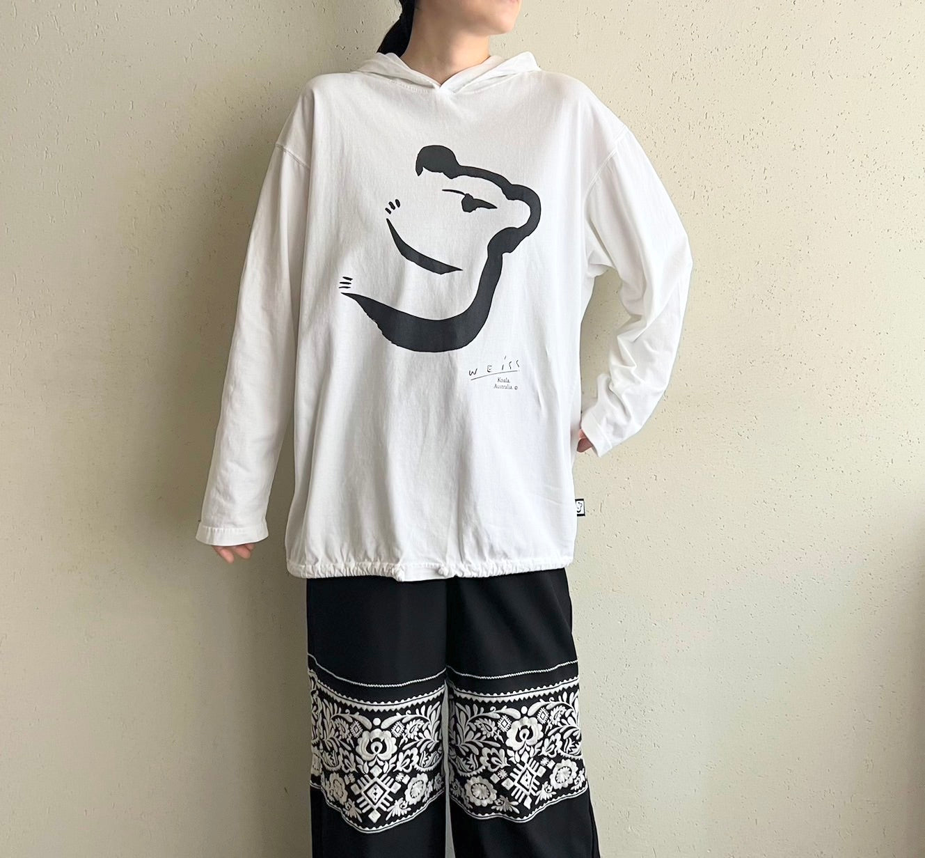 90s Printed Long Sleeves T-shirt Made in Australia