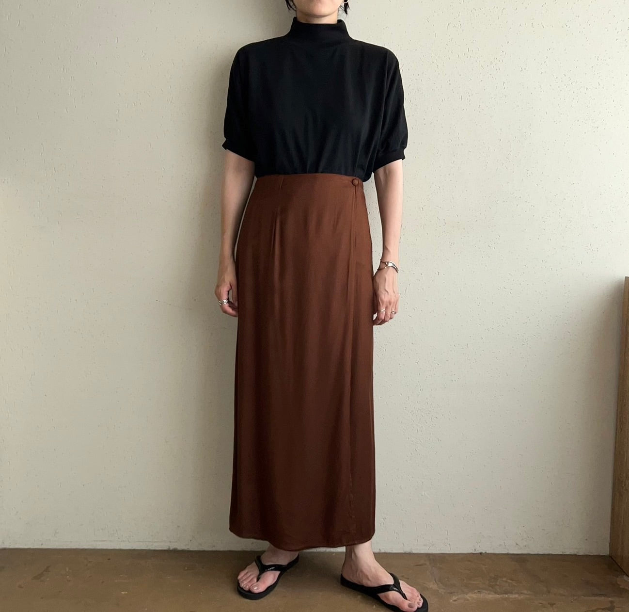 90s Rayon Skirt