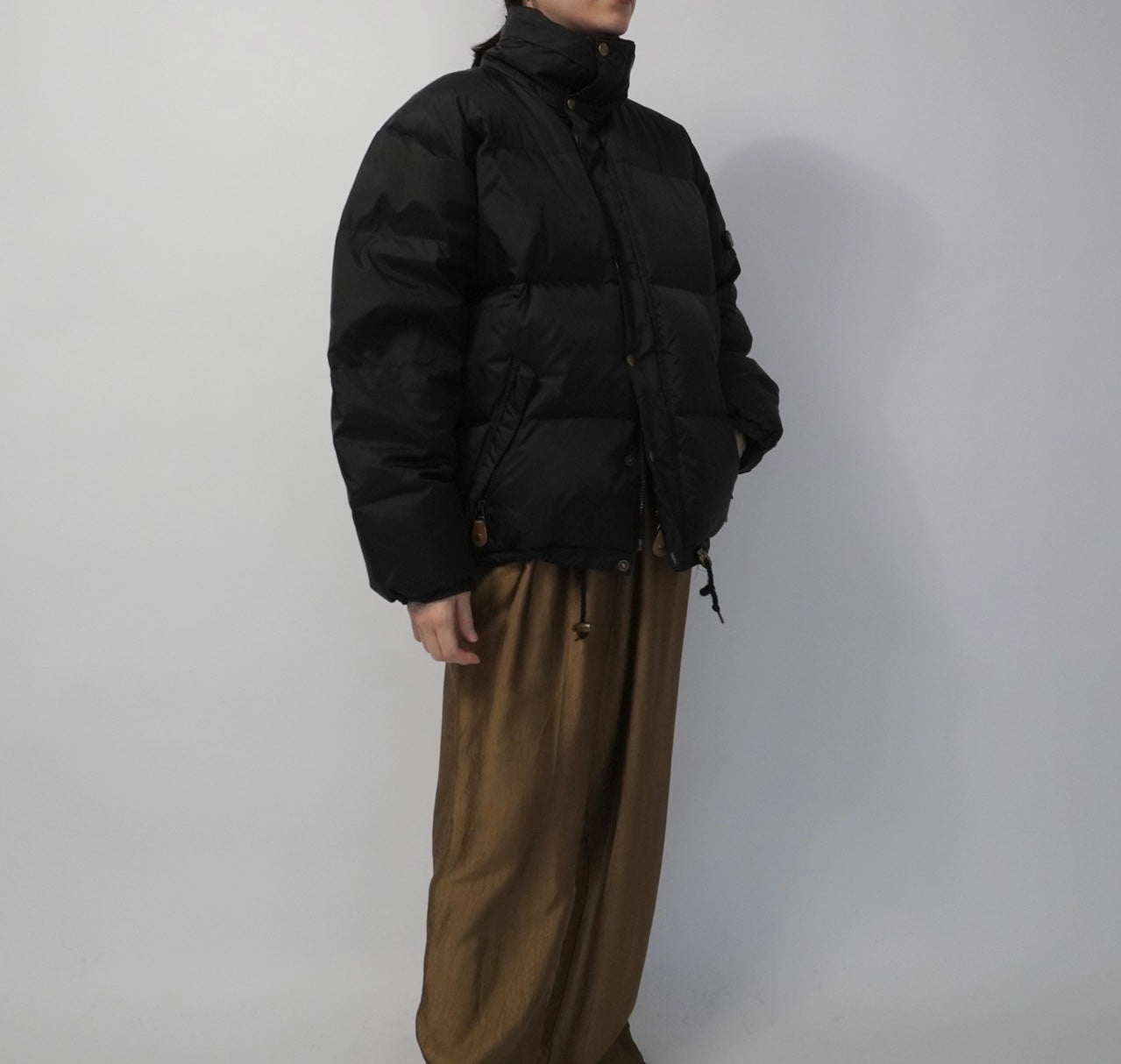 90s Black Down Jacket