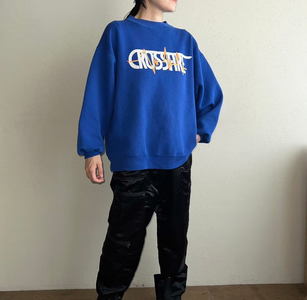 90s Printed Sweater Made in USA