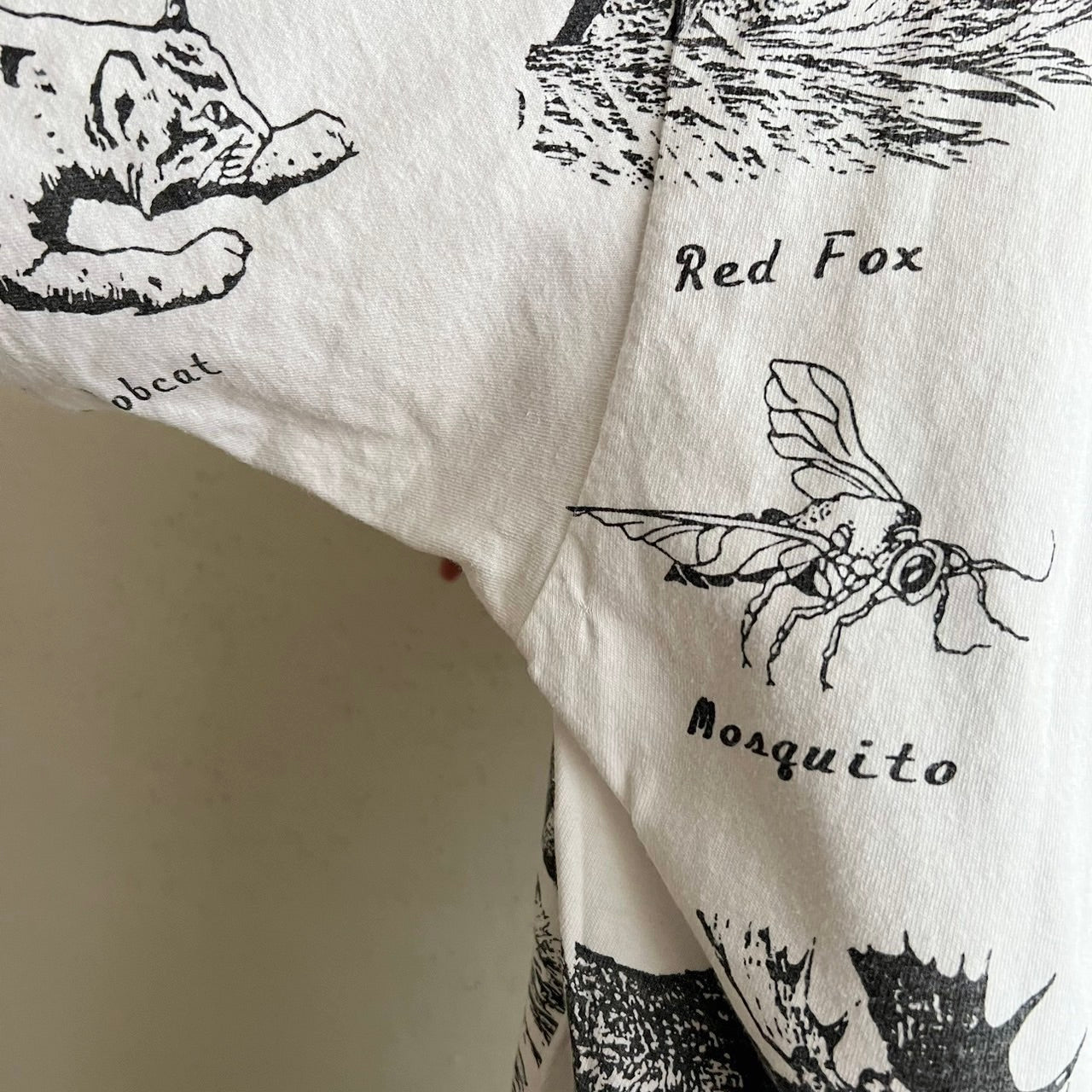 90s Animal Printed T-shirt Made in USA