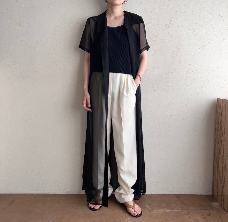90s EURO Sheer Maxi Dress