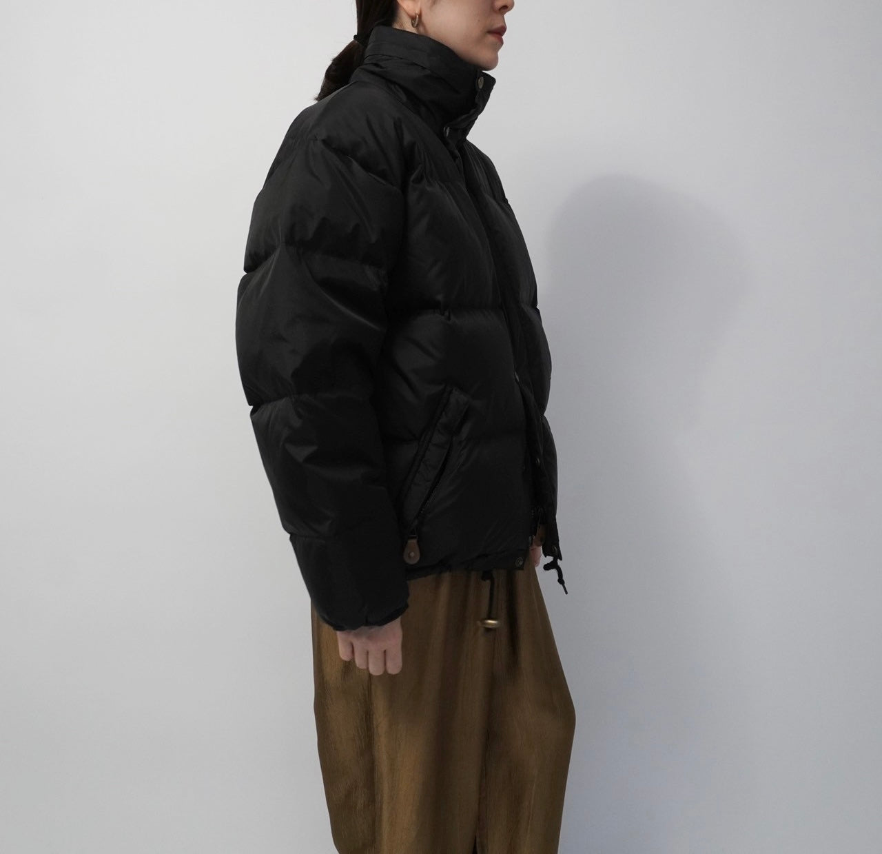 90s Black Down Jacket