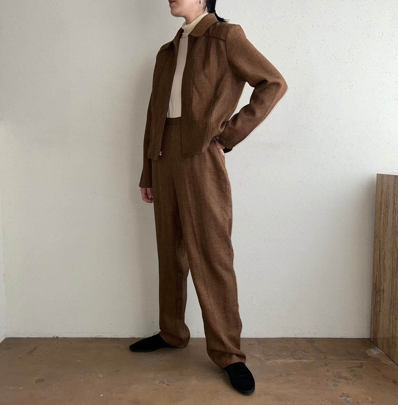 90s Zipped Two-Piece