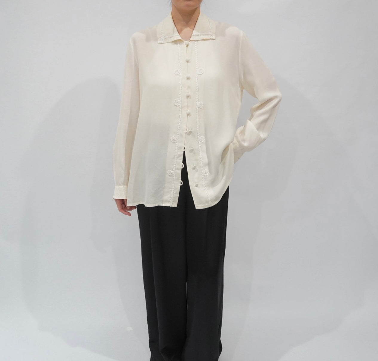 90s Silk Design Shirt