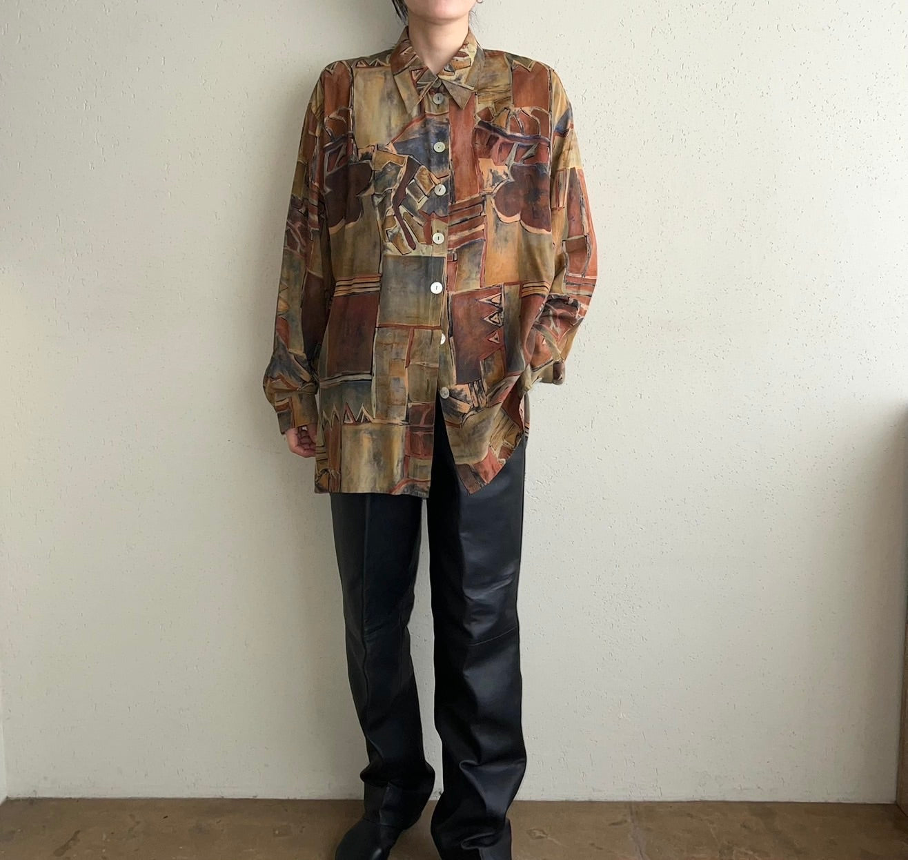 90s EURO Pattern Shirt