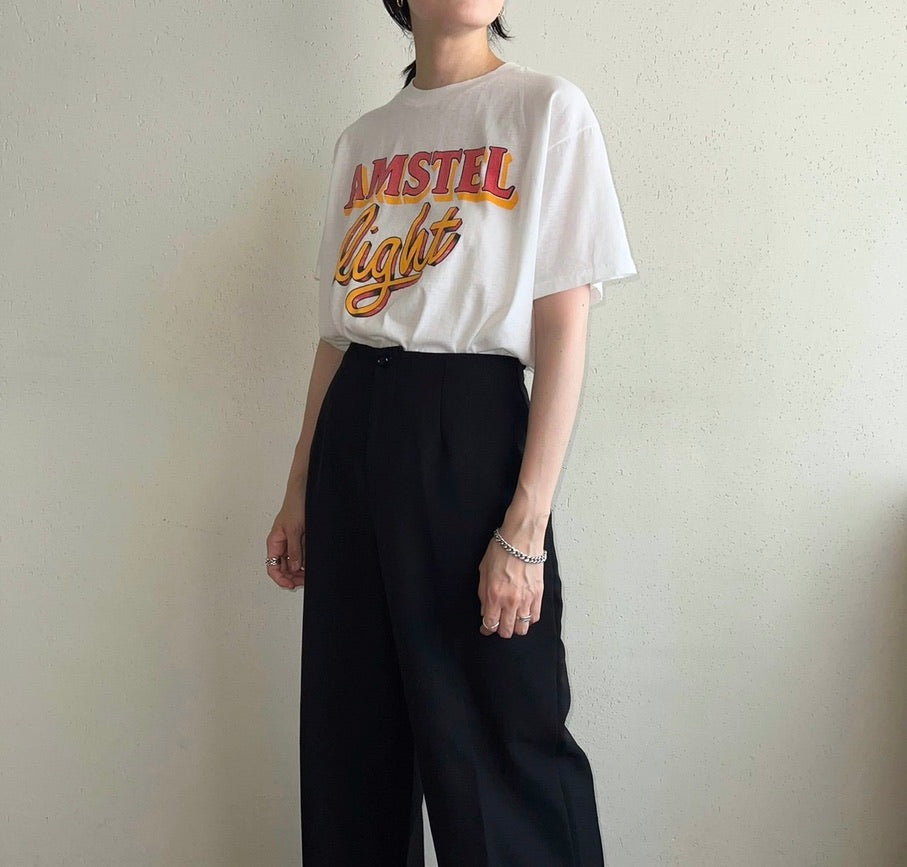 80s "AMSTEL Light" Printed T-shirt Made in USA