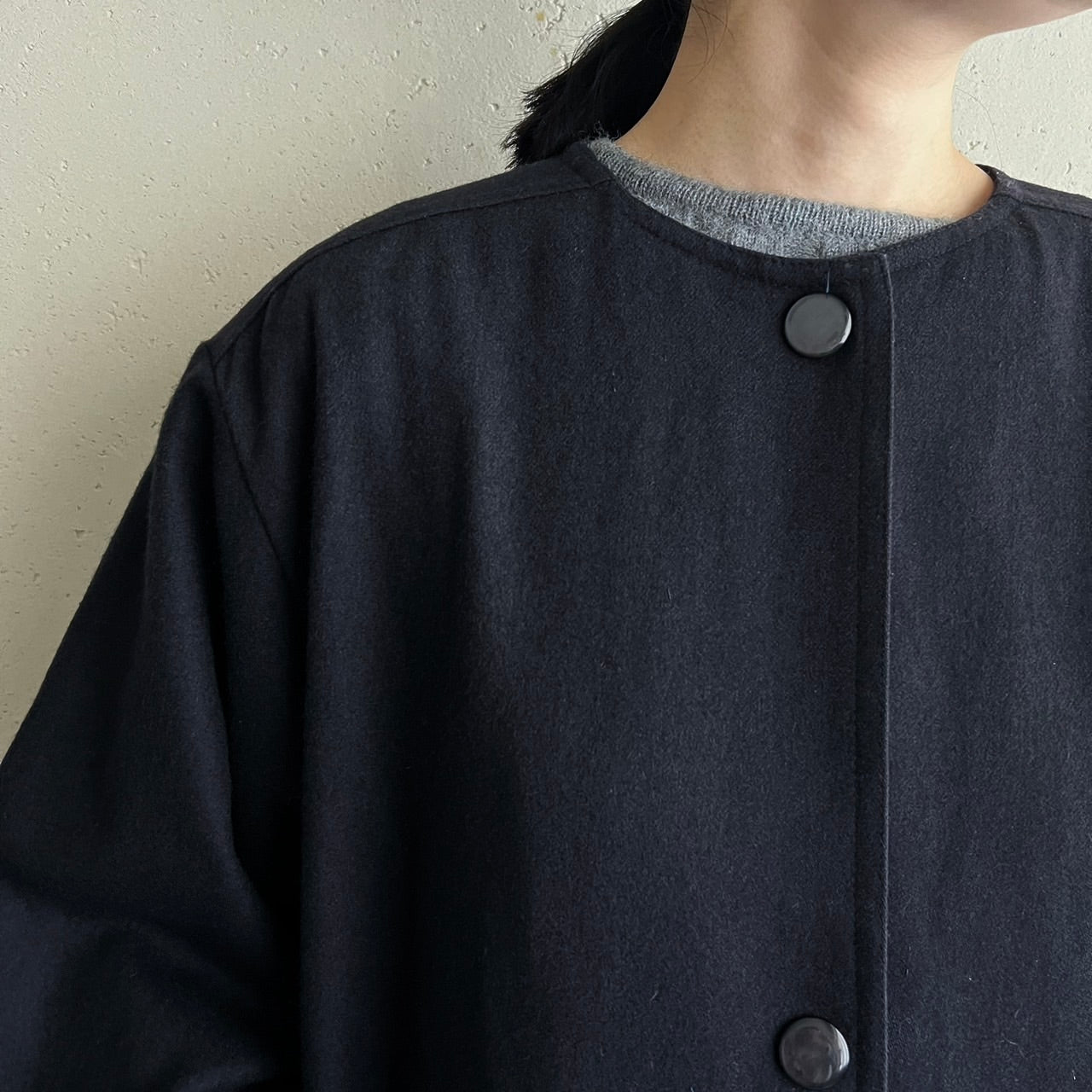 90s Navy Coat