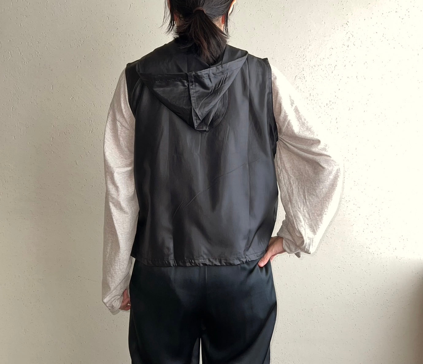 90s Hooded Vest Dead Stock