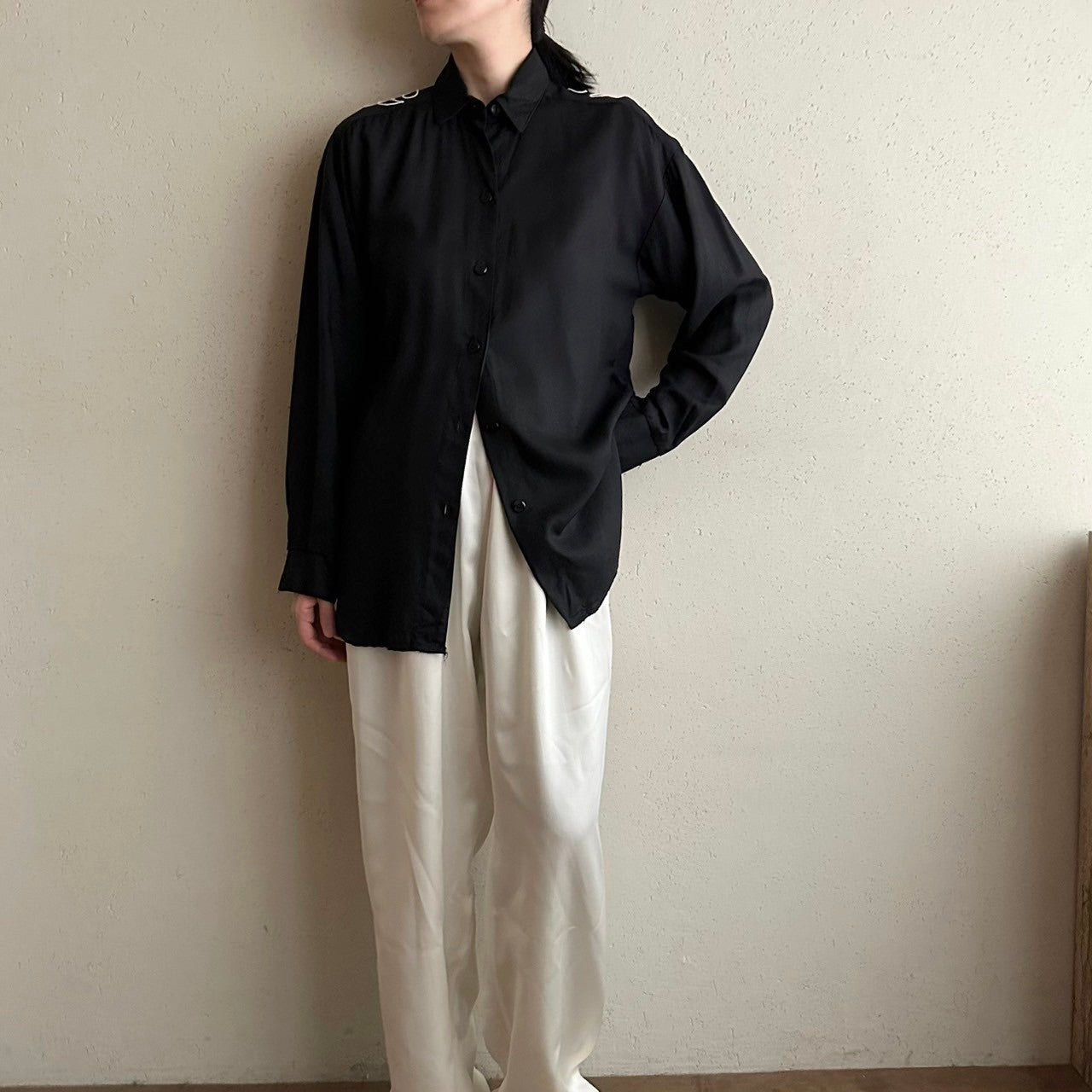 90s Rayon Design Shirt Made in USA