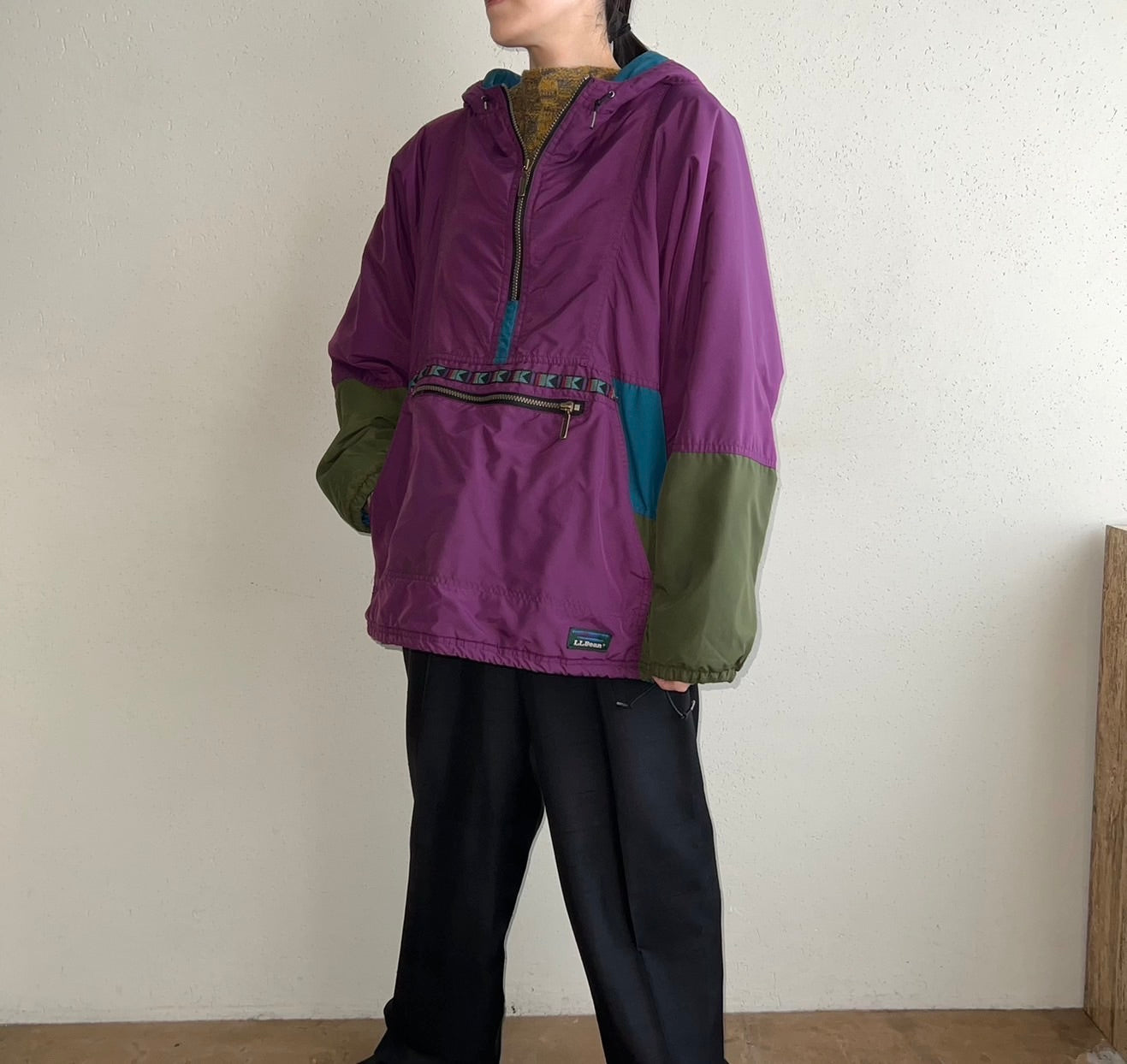 80s "L.L.Bean " Nylon Jacket Made in USA