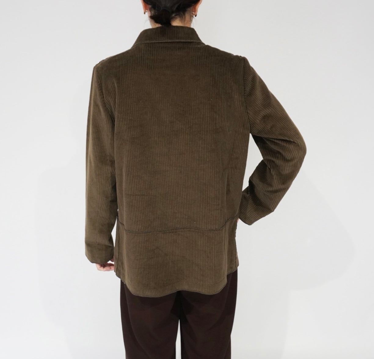 90s "harve benard" Corduroy Shirt Jacket