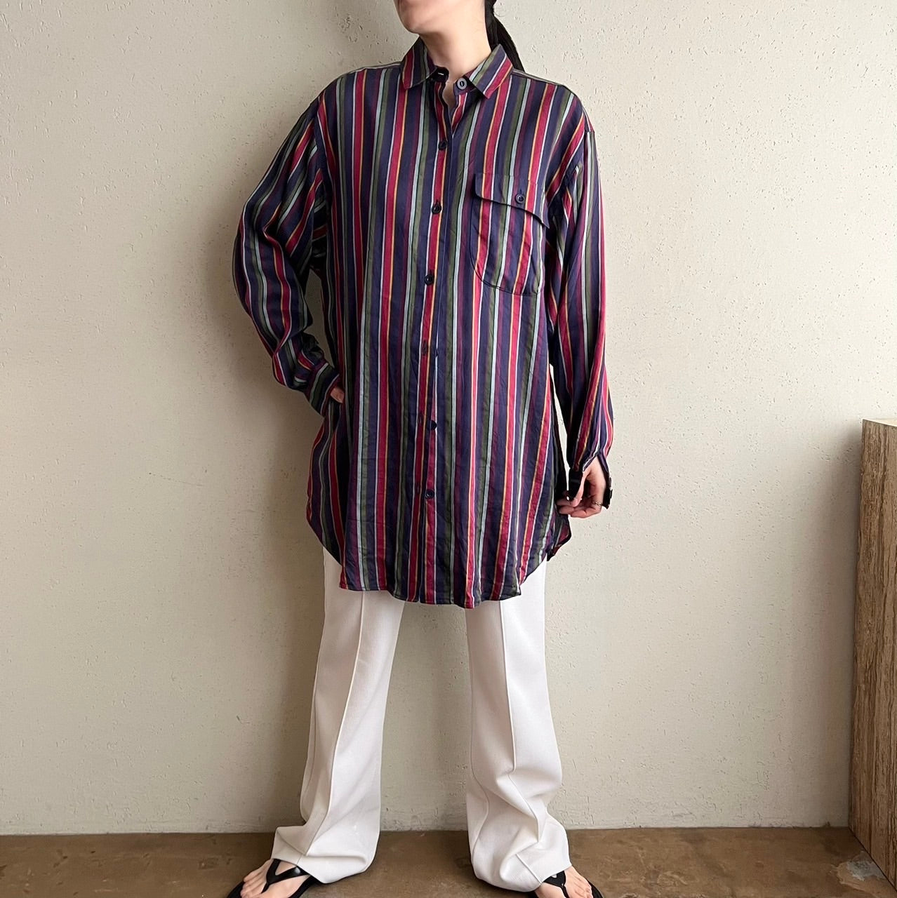 90s Striped Shirt Made in USA