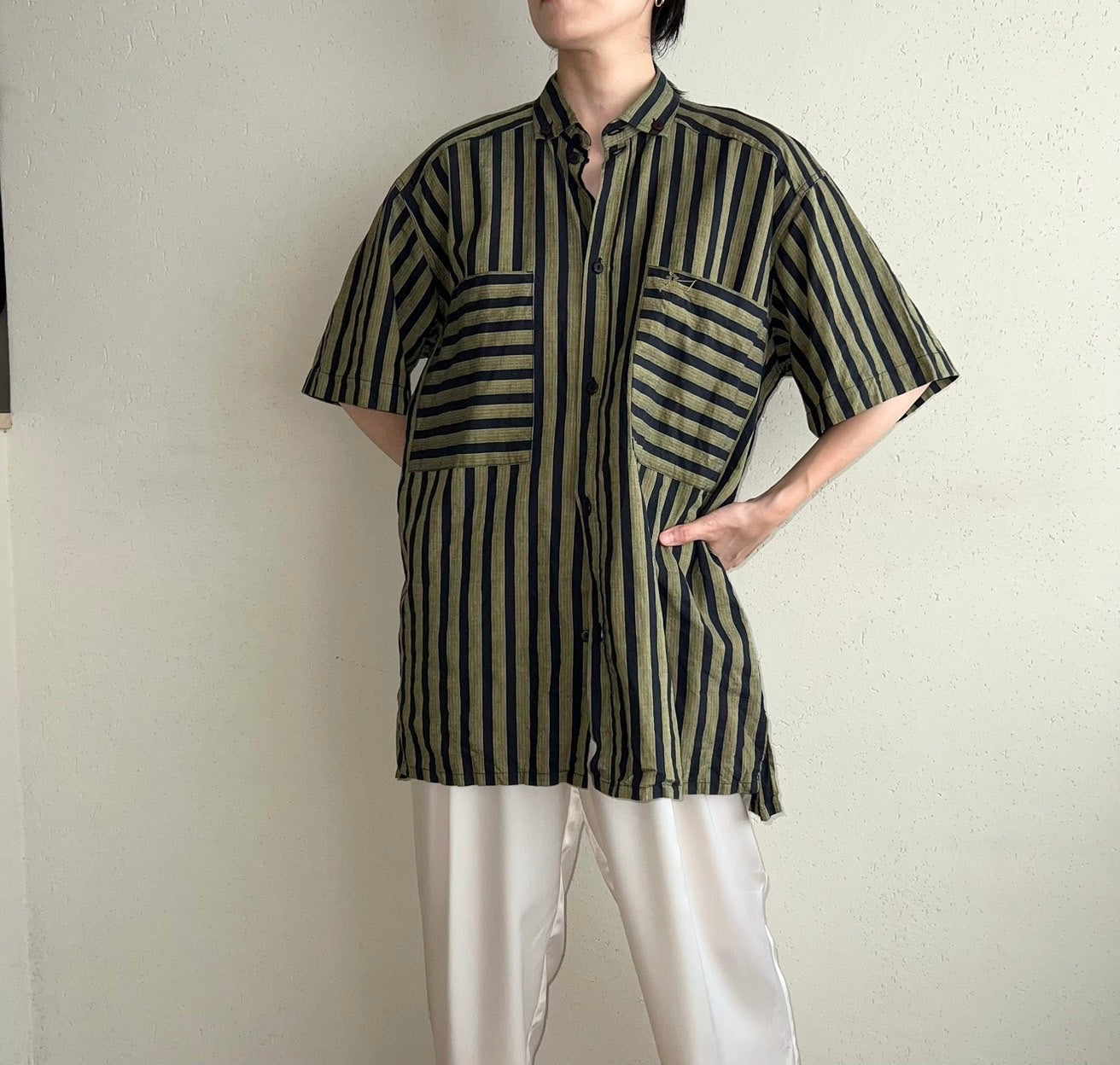 90s EURO Striped Shirt