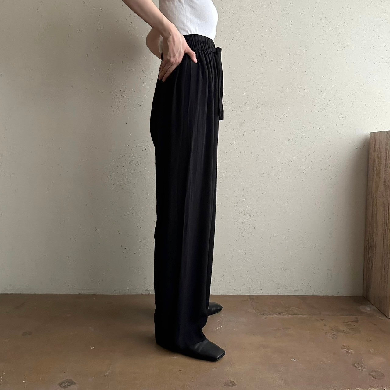 90s Black Pants Made in USA