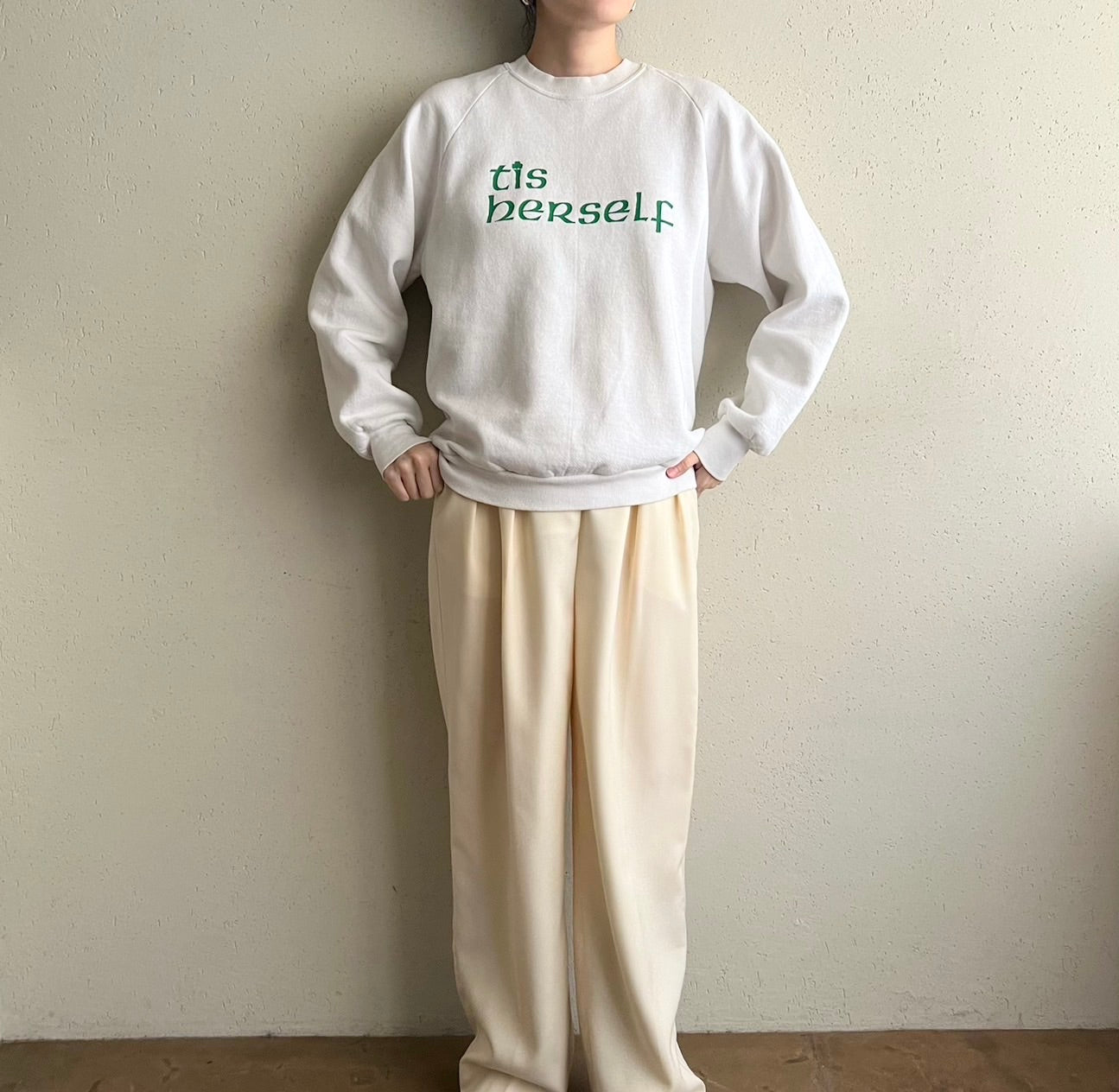 90s Printed Sweater Made in USA