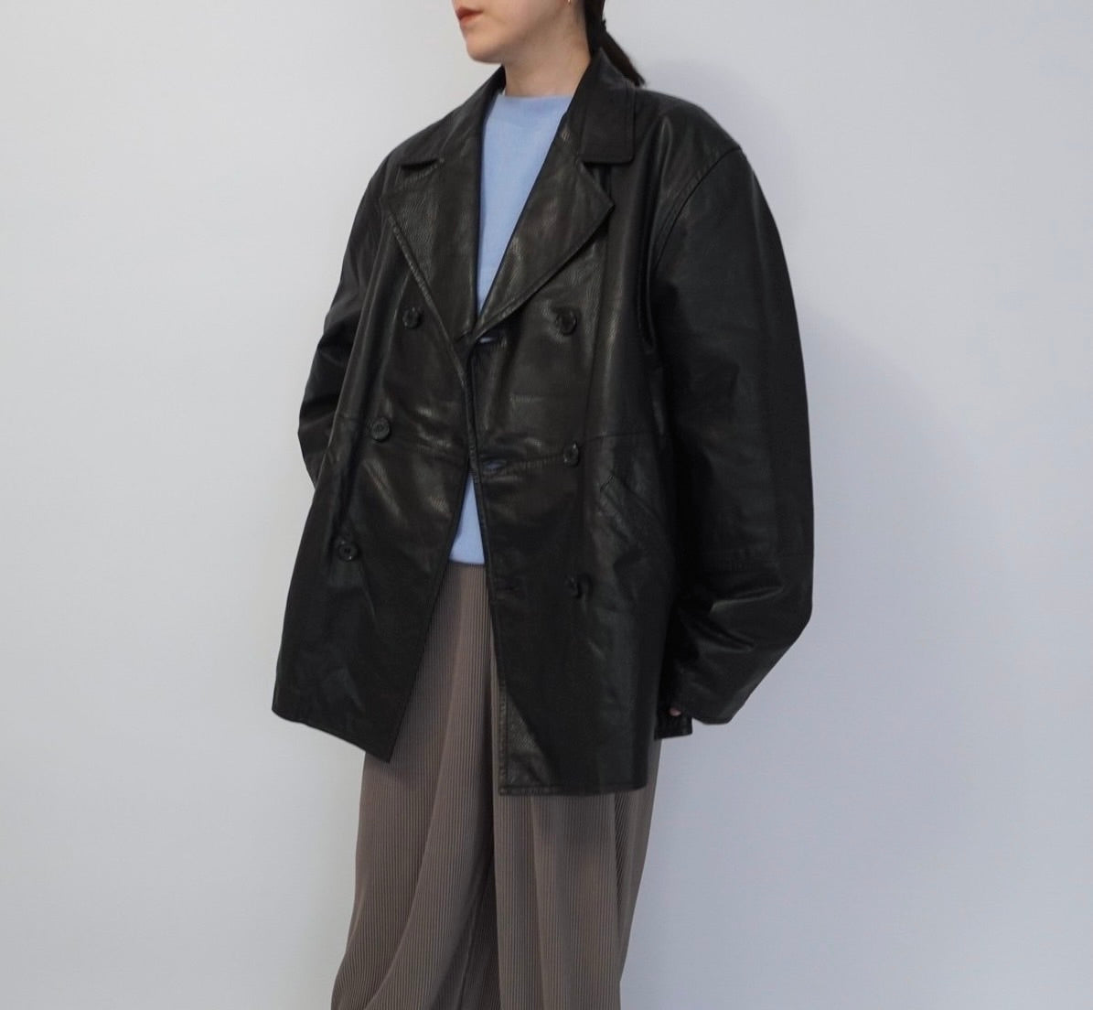90s "Versus Gianni Versace" Leather Jacket Made in Italy