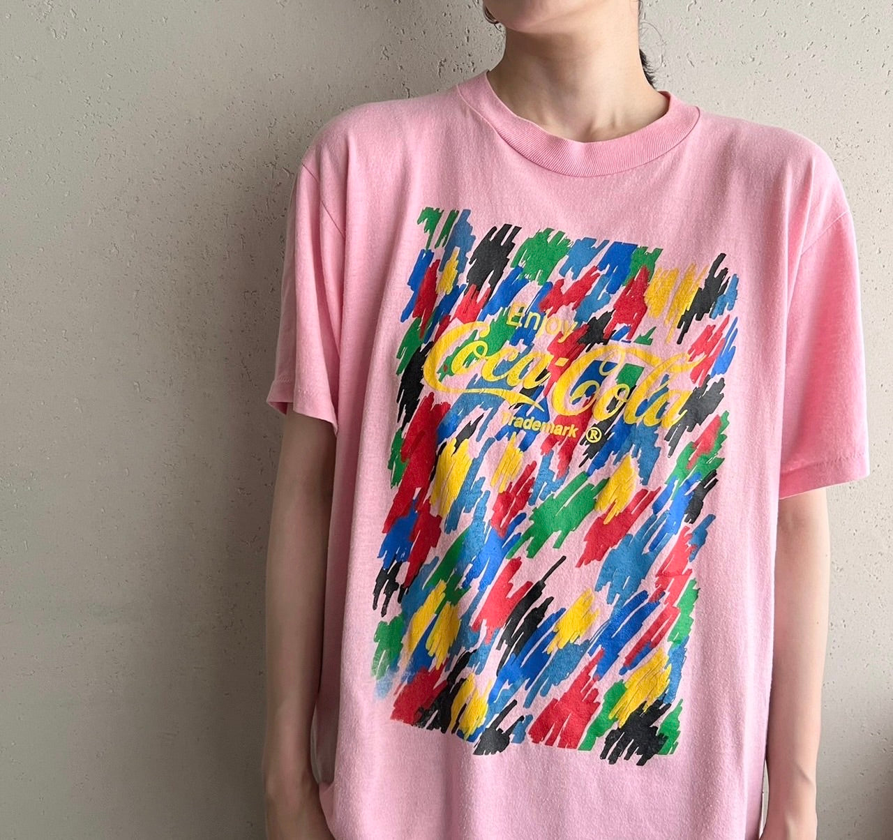 90s "Coca-Cola" Printed T-shirt Made in USA