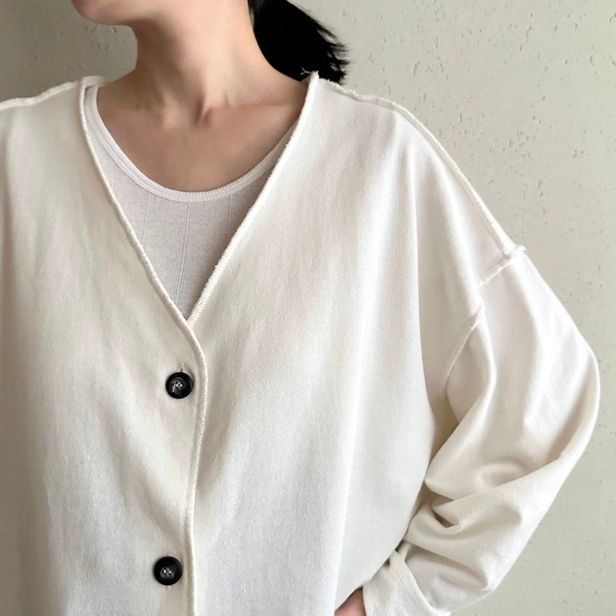 90s Long Sweater Cardigan Made in USA