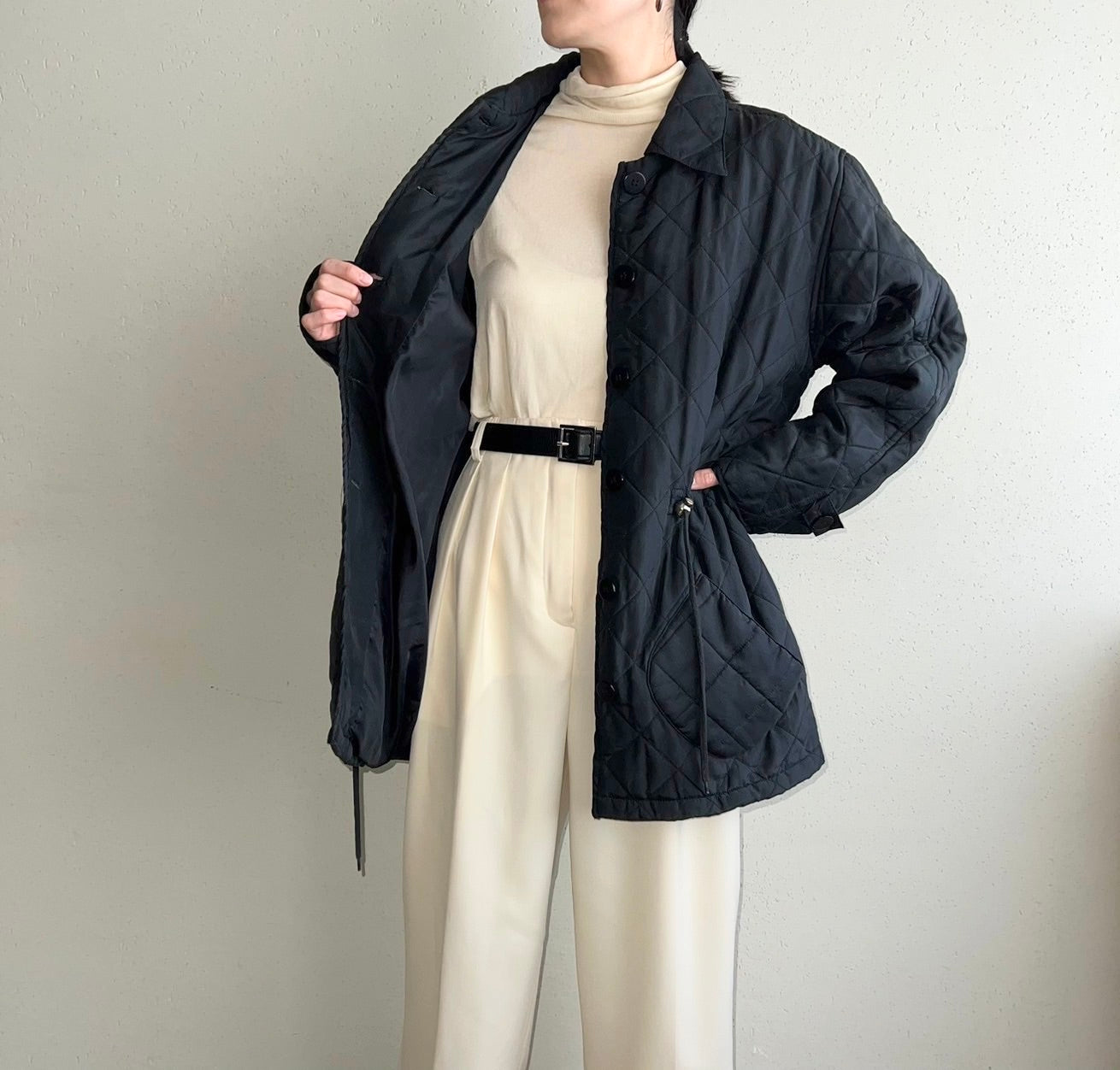 90s Silk Quilted Jacket