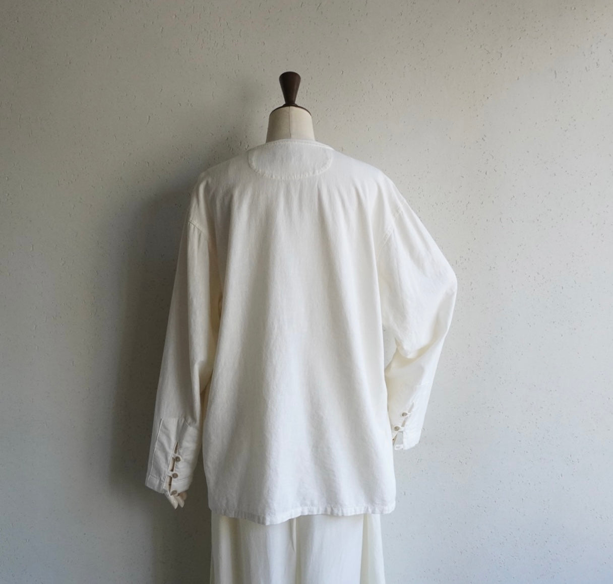 90s Design Ivory Cotton Top