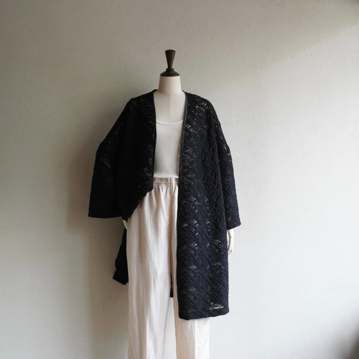 90s Black Robe Made in UK