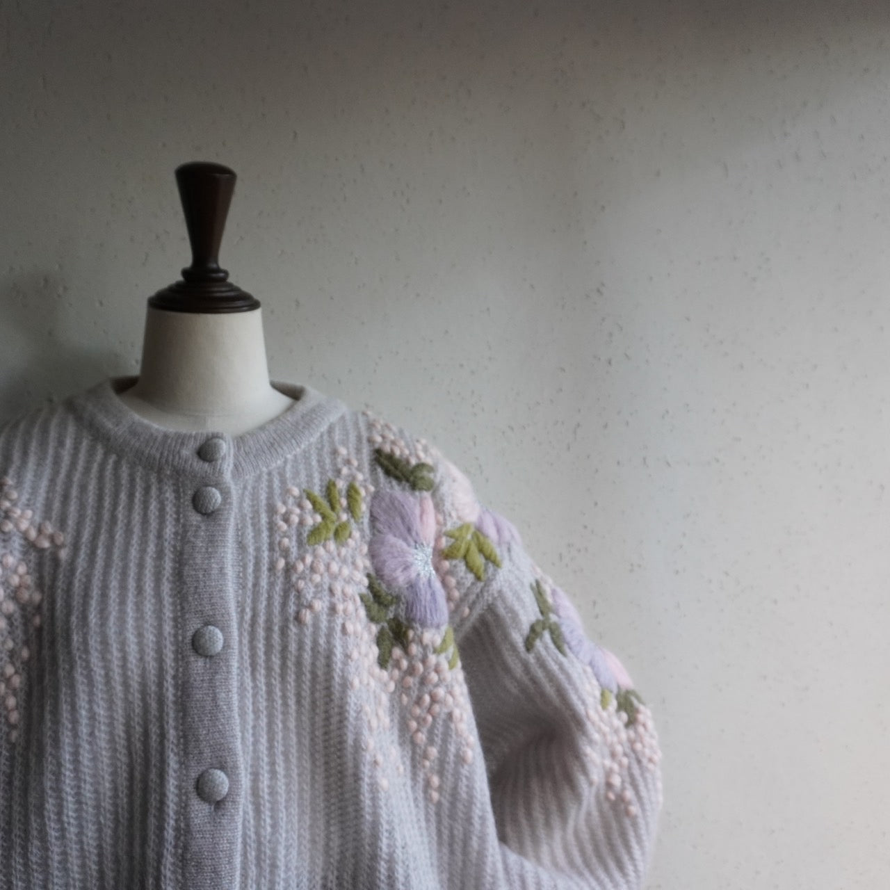 80s EURO Design Mohair Knit Cardigan