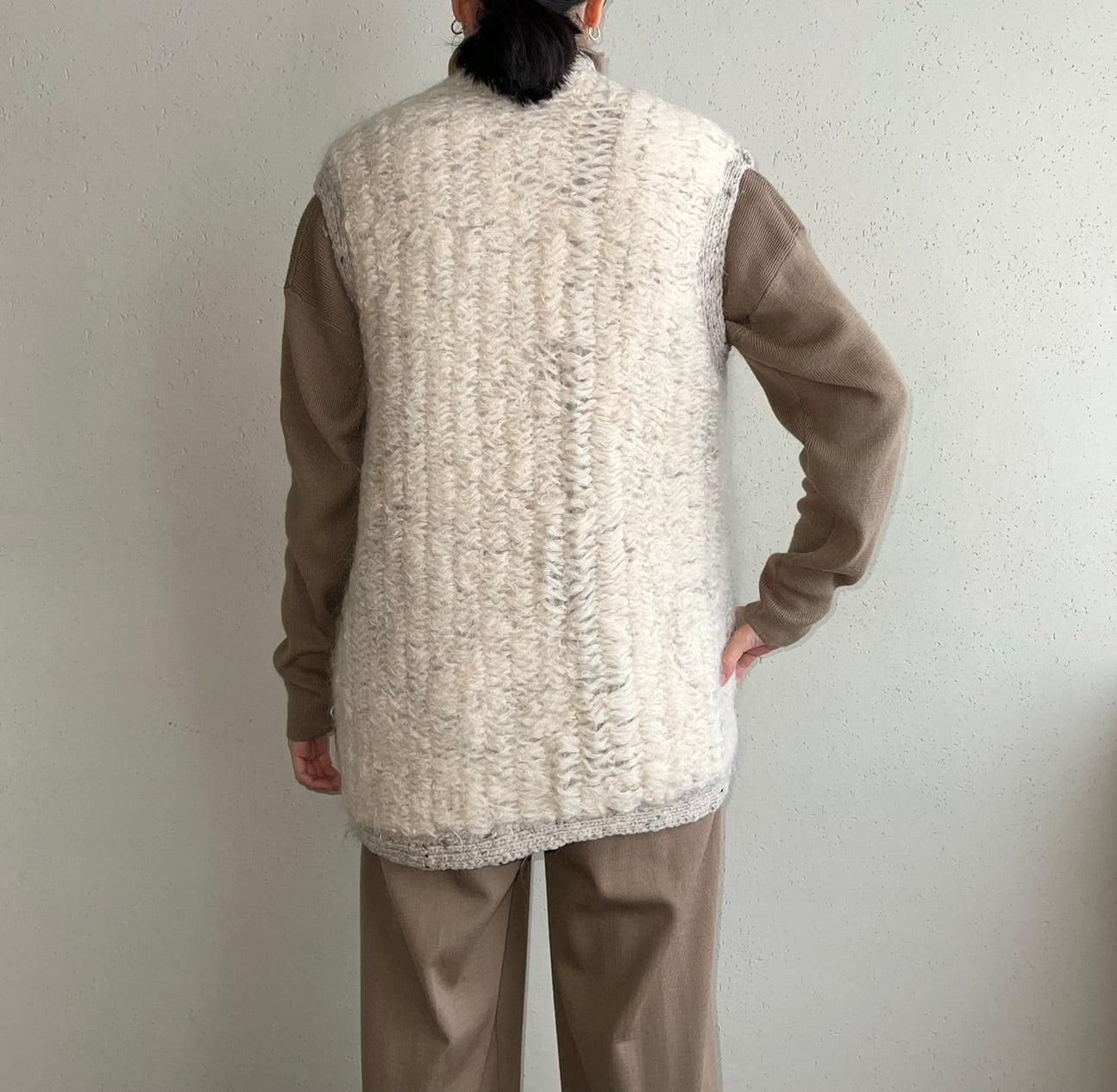 70s,80s Reversible Knit Vest