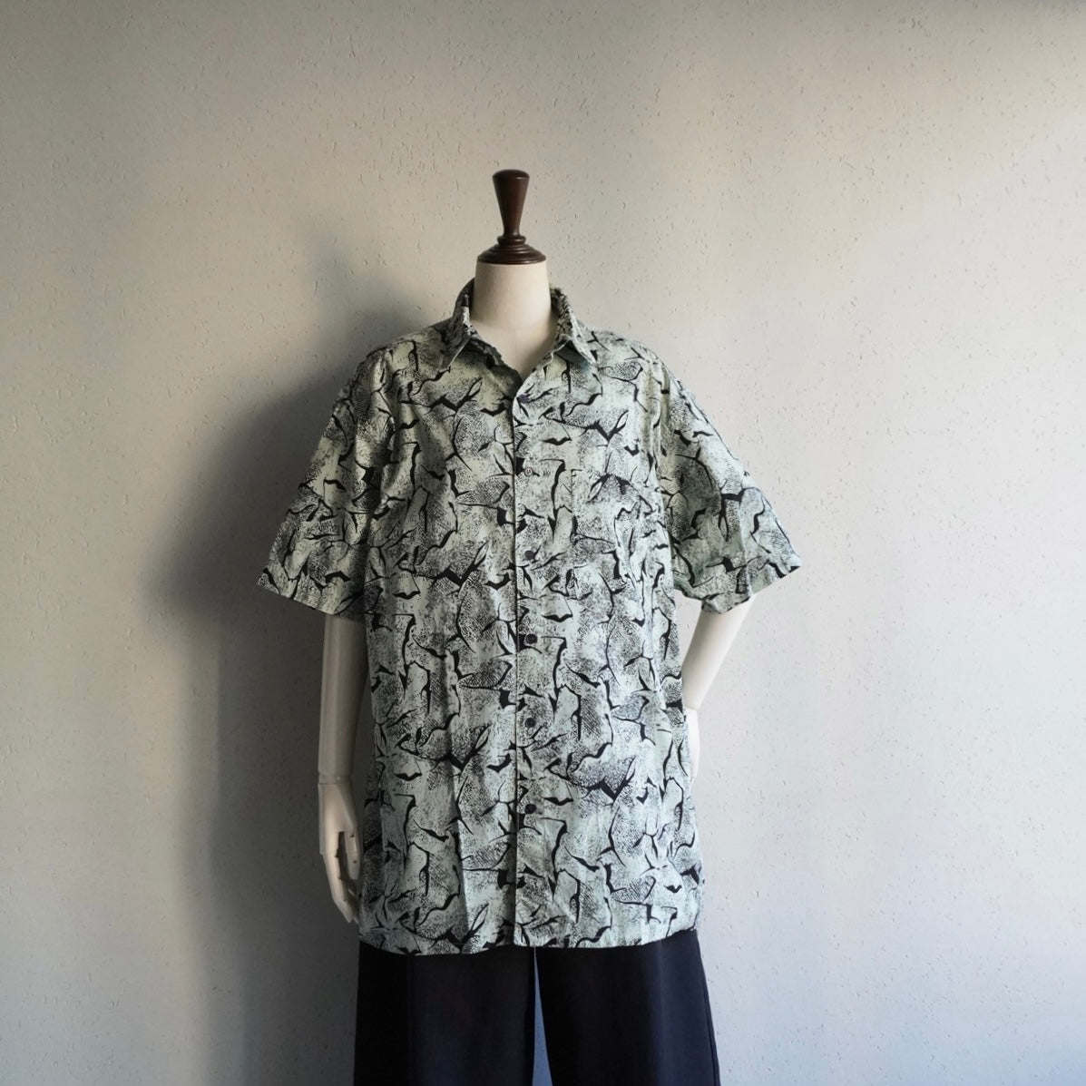 90s EURO Printed Cotton Shirt