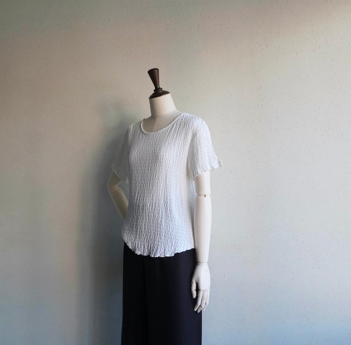 90s Pleated Design Top