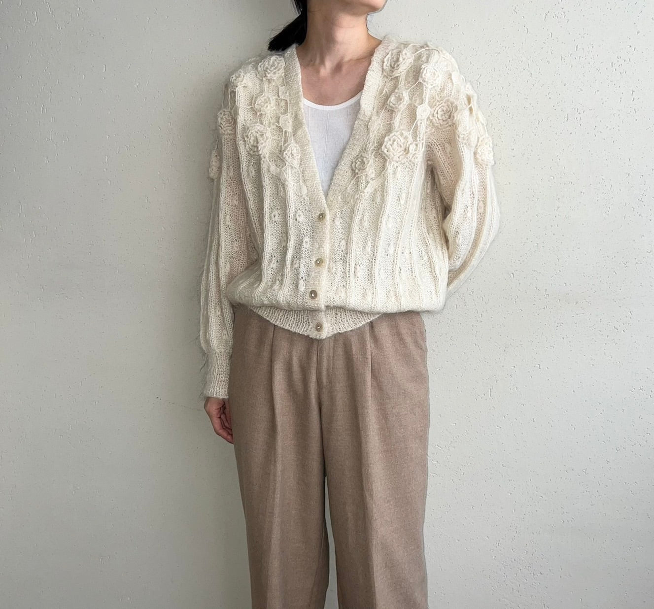 90s Design Knit Cardigan