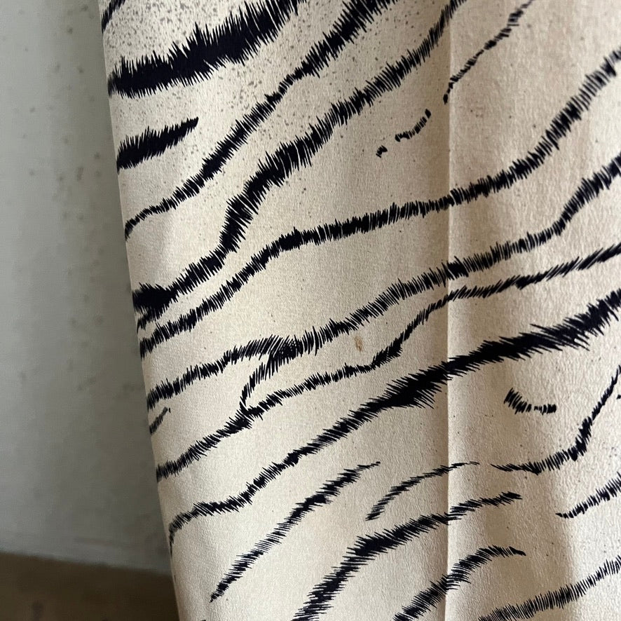 90s Printed Silk Pants