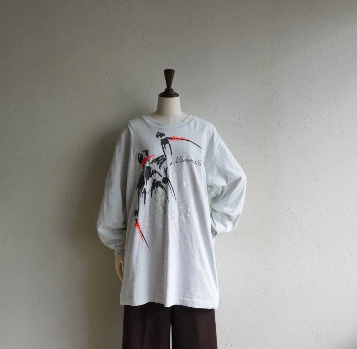 90s Printed Long Sleeves T-shirt Made in USA