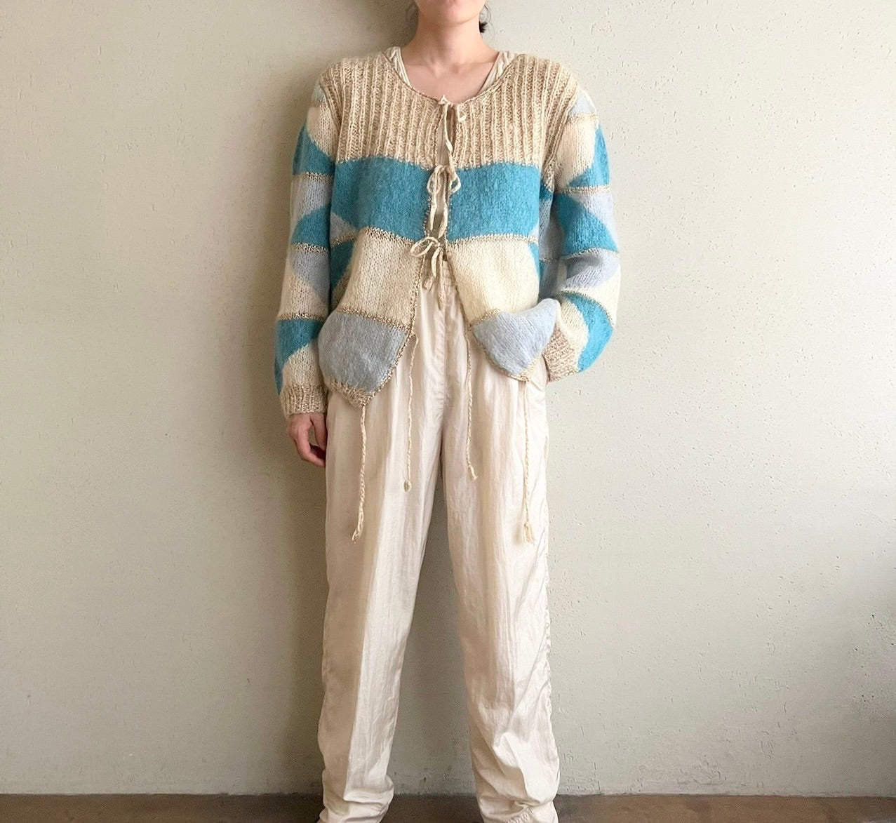 80s Design Knit Cardigan