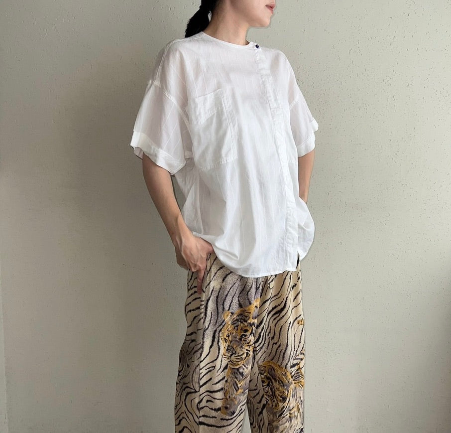 90s EURO Cotton Design Blouse