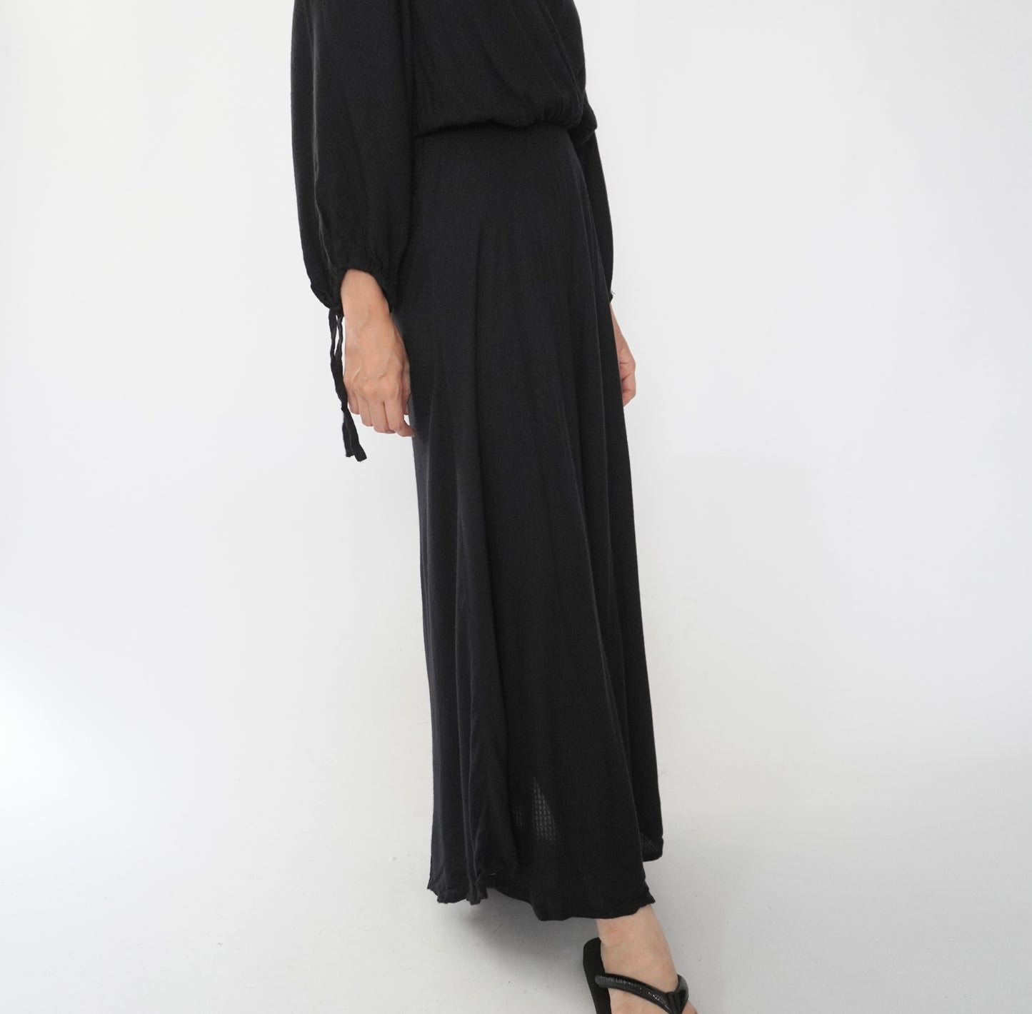 90s EURO Design Black Dress