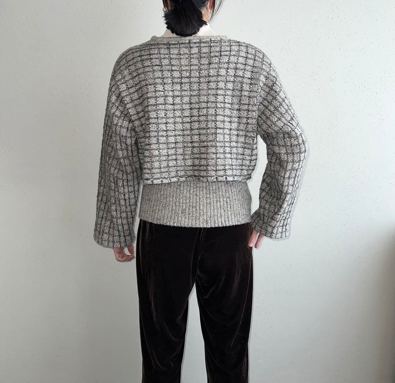 90s Cropped knit