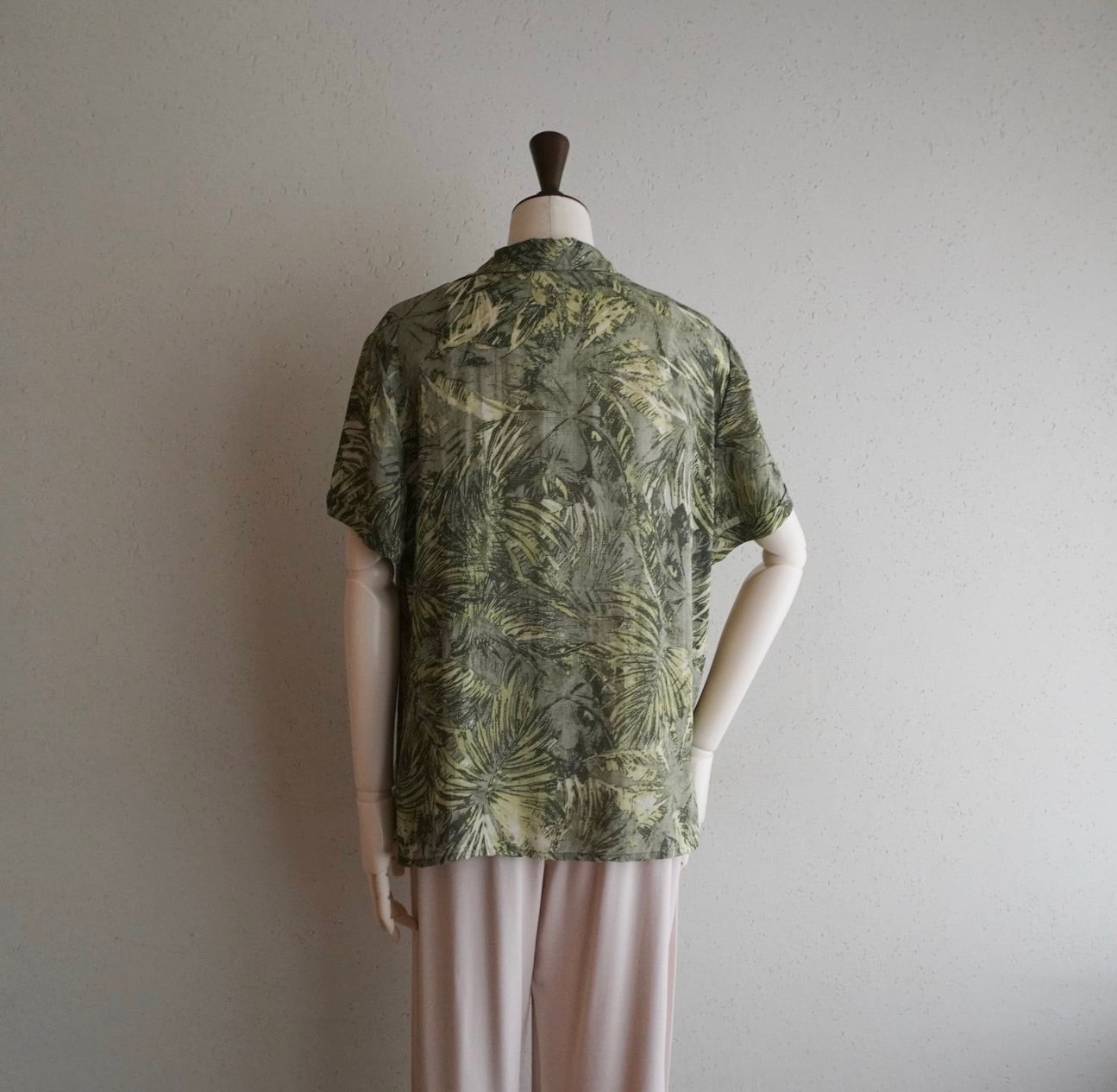 90s Printed Sheer Shirt Made in USA