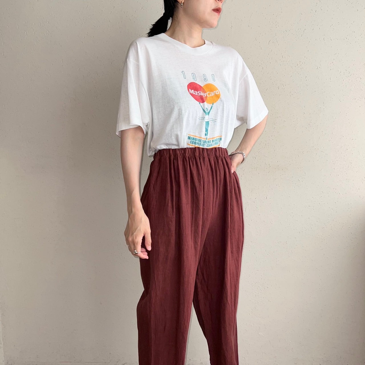 90s "Master Card" Printed T-shirt Made in USA