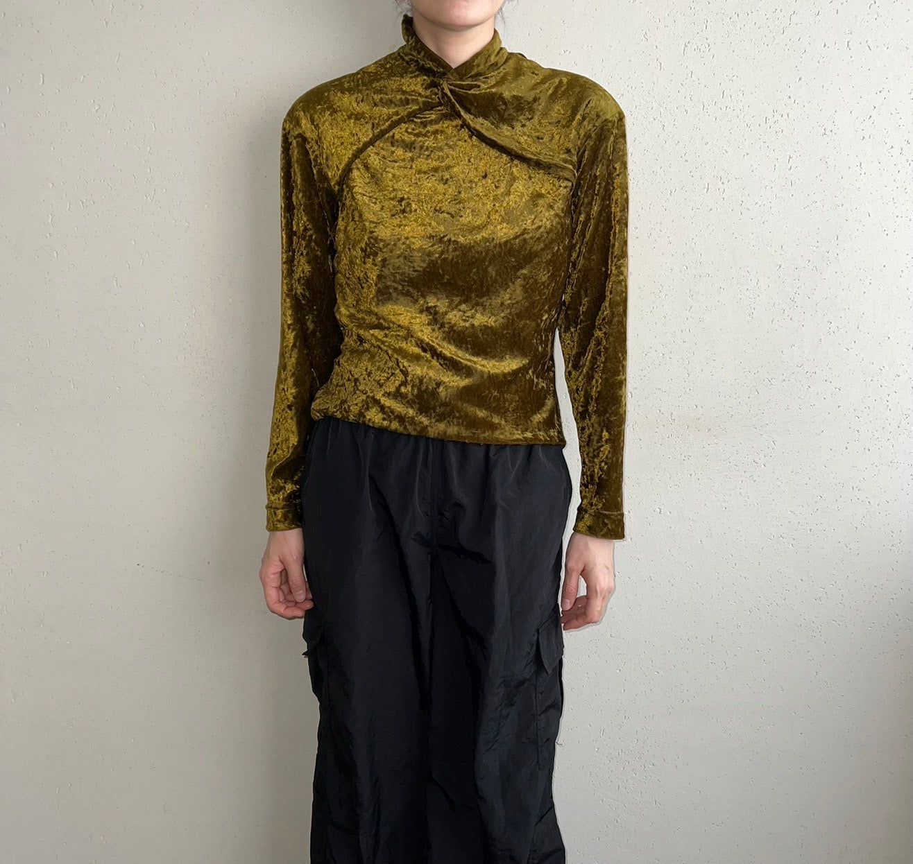 90s Velor Design Top