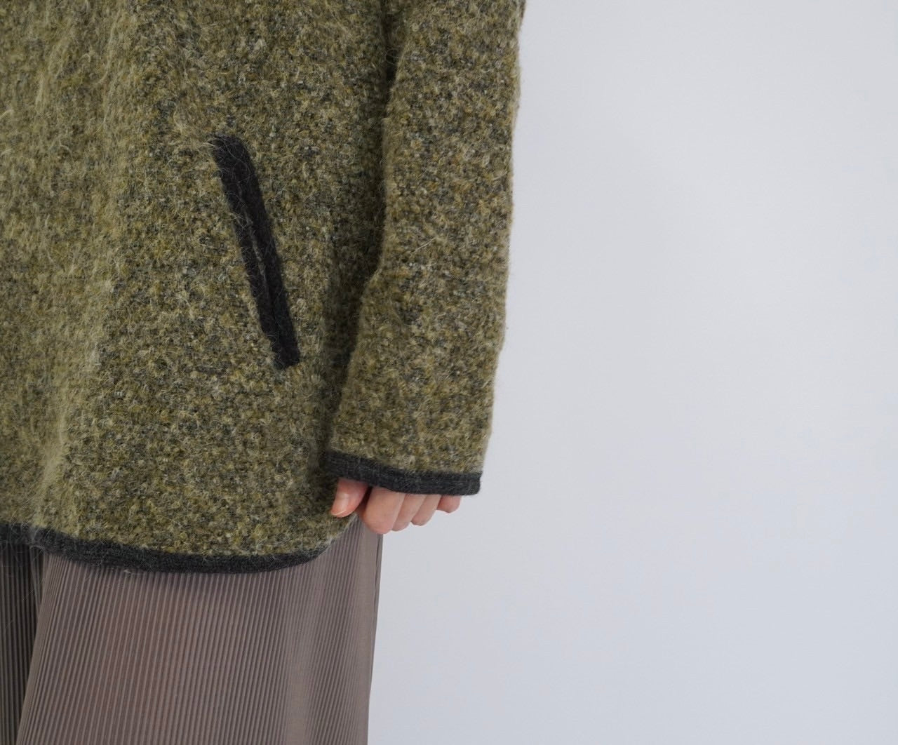 90s EURO Knit Fleece Pullover