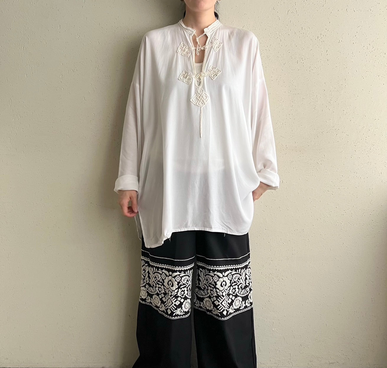 80s Embroidery Tunic